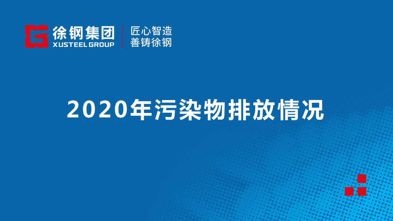 2020年污染物排放情況